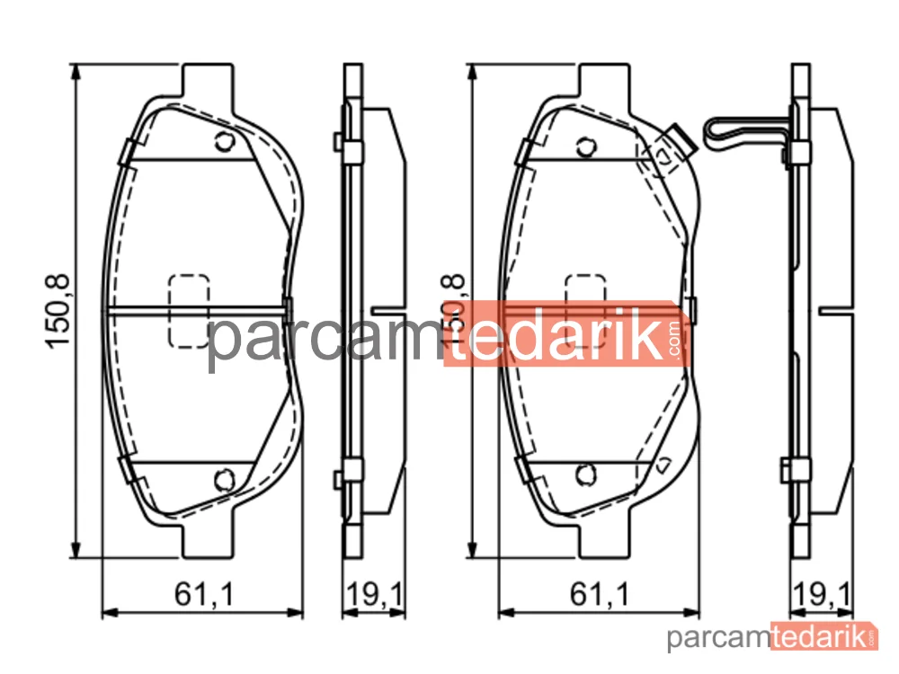 BOSCH 0986494682 | Fren Balatası (Ön) — Toyota Avensis