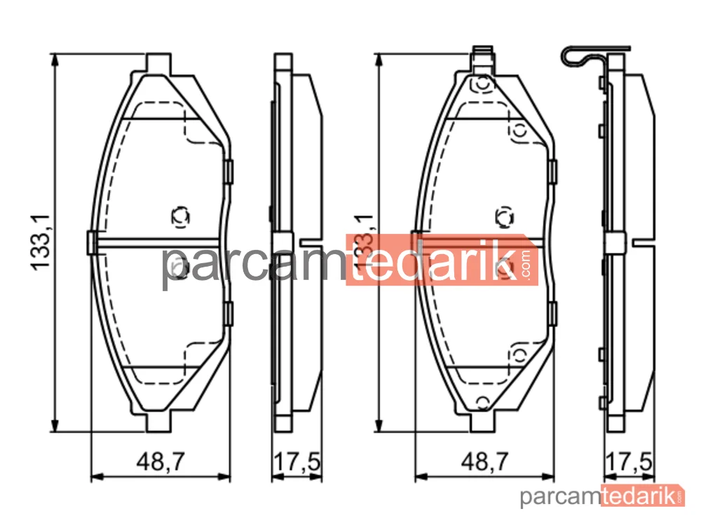 BOSCH 0986494684 | Fren Balatası