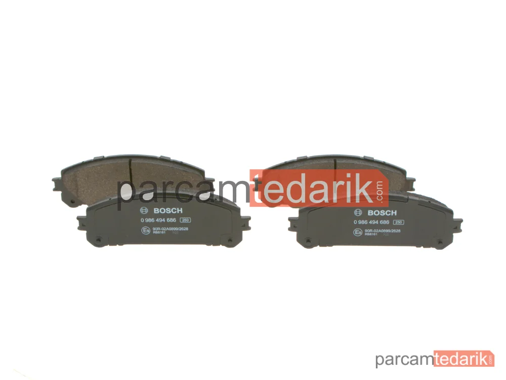 BOSCH 0986494686 | Fren Balatası (Ön) — Lexus NX, Toyota Rav 4 IV, Lexus RX