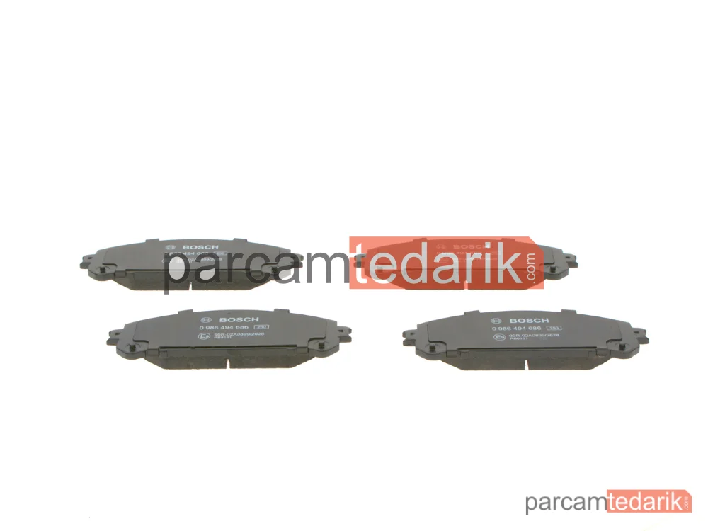 BOSCH 0986494686 | Fren Balatası (Ön) — Lexus NX, Toyota Rav 4 IV, Lexus RX