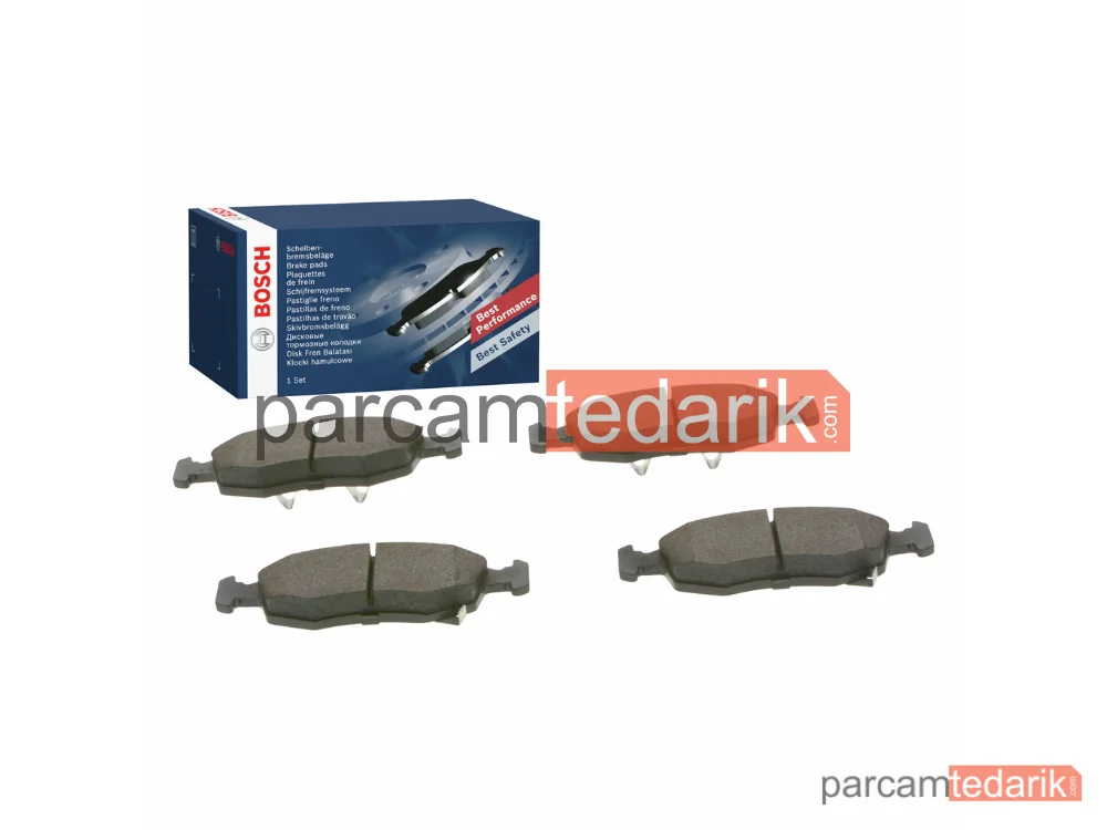 0986494687 | Fren Balatası (Ön) — Fiat 500, Fiat 500 C, Fiat Panda