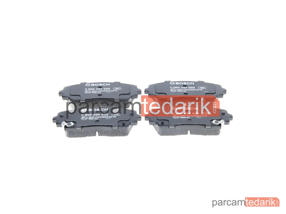 BOSCH 0986494688 | Fren Balatası (Ön) — Kia Picanto II