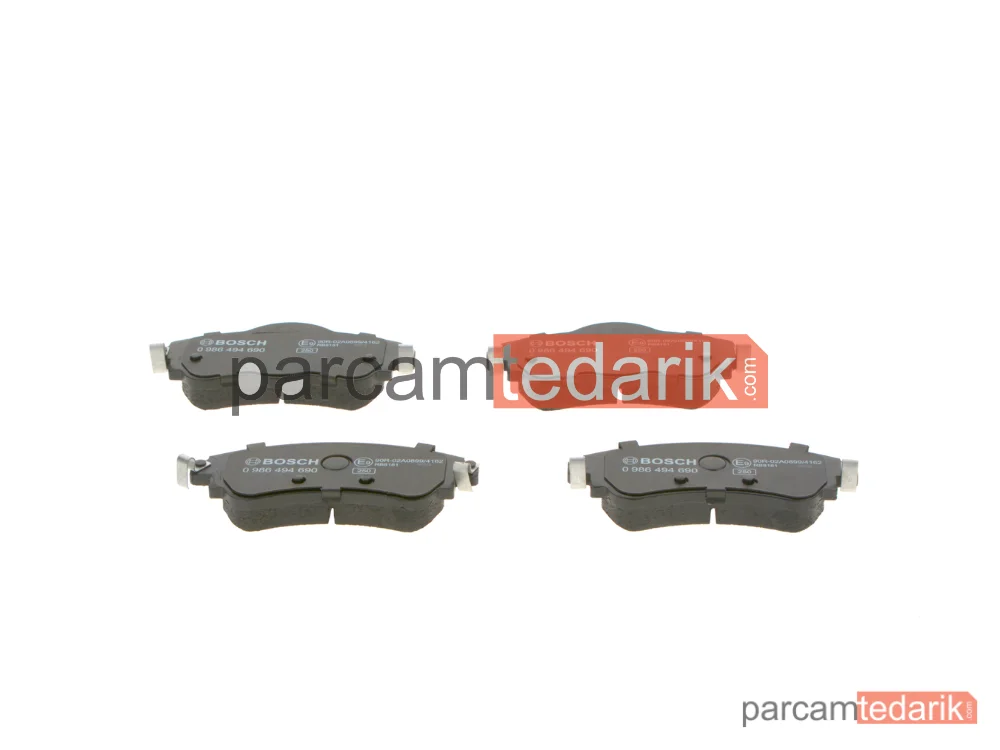 BOSCH 0986494690 | Fren Balatası (Ön) — Citroen C4 II
