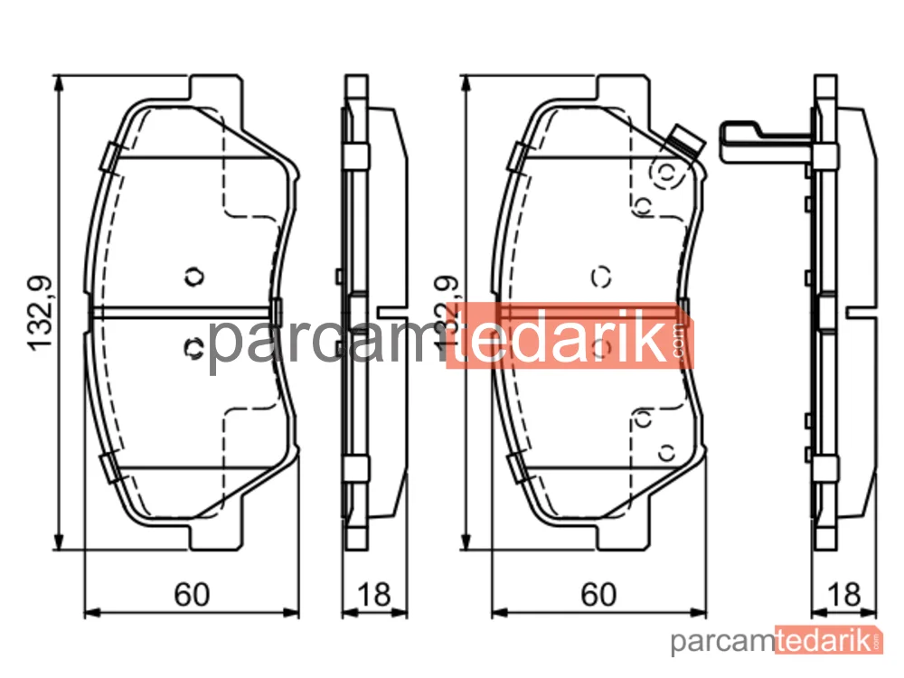 BOSCH 0986494691 | Fren Balatası — Hyundai i30 Coupe, Hyundai i30, Kia Ceed
