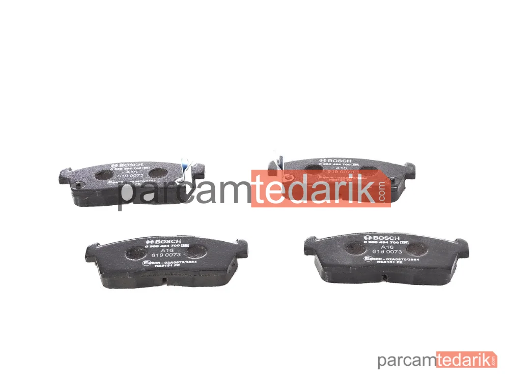 BOSCH 0986494700 | Fren Balatası (Ön) — Peugeot Ion, Citroen C-Zero, Mitsubishi i