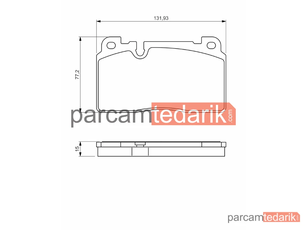 BOSCH 0986494702 | Fren Balatası (Ön) — Audi Q5