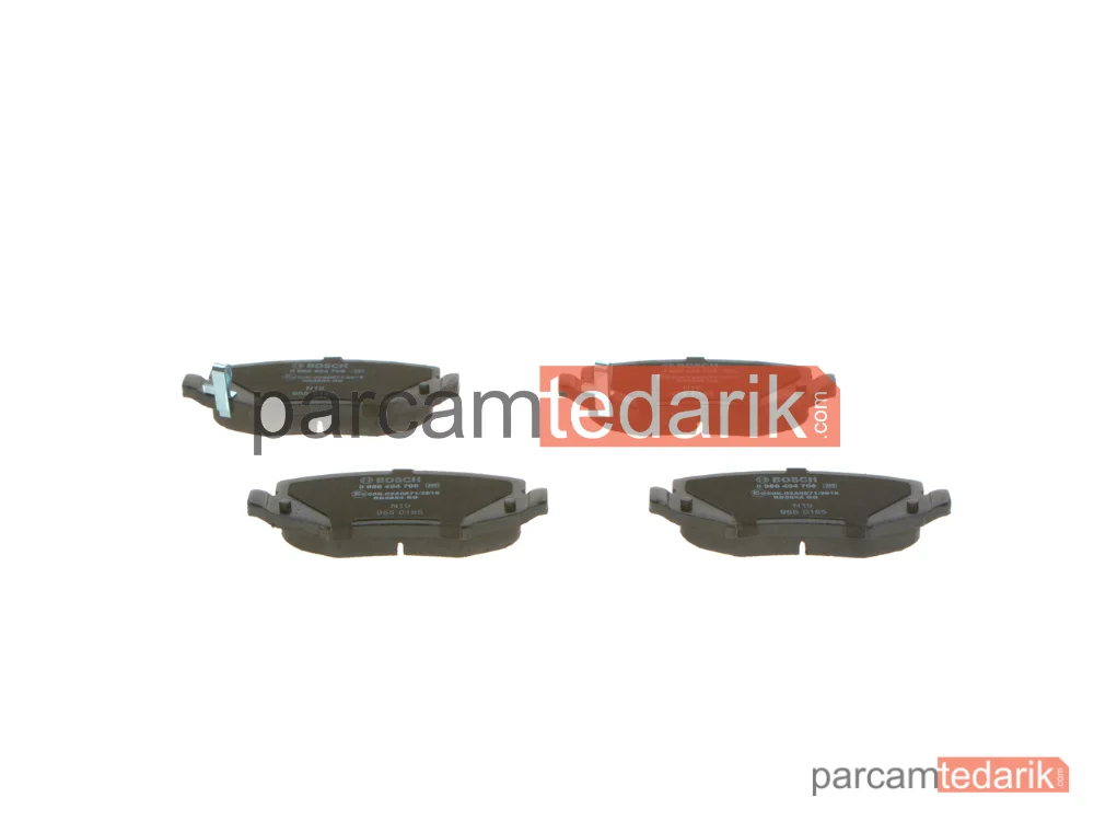 BOSCH 0986494706 | Fren Balatası (Ön) — Jeep Wrangler III, Dodge Nitro, Jeep Cherokee