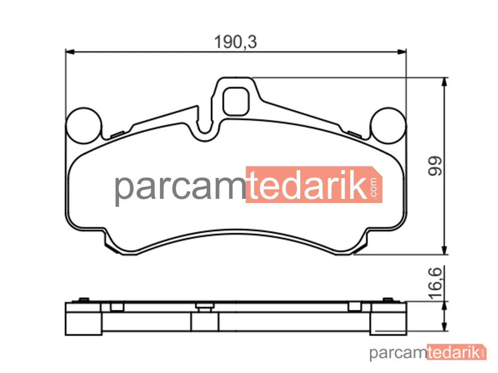 BOSCH 0986494709 | Fren Balatası (Ön) — Porsche 911, Porsche 911 Cabrio