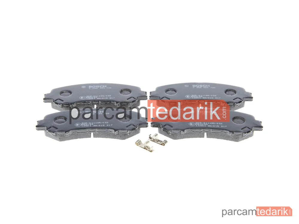BOSCH 0986494720 | Fren Balatası (Ön) — Renault Kadjar, Nissan Qashqai II, Nissan X-Trail III