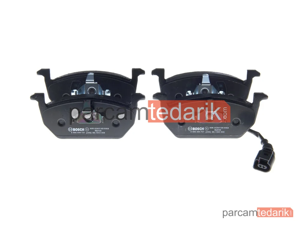 BOSCH 0986494721 | Fren Balatası — Seat Leon ST, Audi A3 Cabrio, Skoda Octavia III