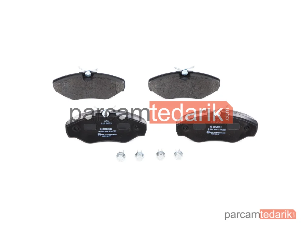 BOSCH 0986494730 | Fren Balatası (Ön) — Renault Trafic II, Opel Vivaro A, Renault Espace III