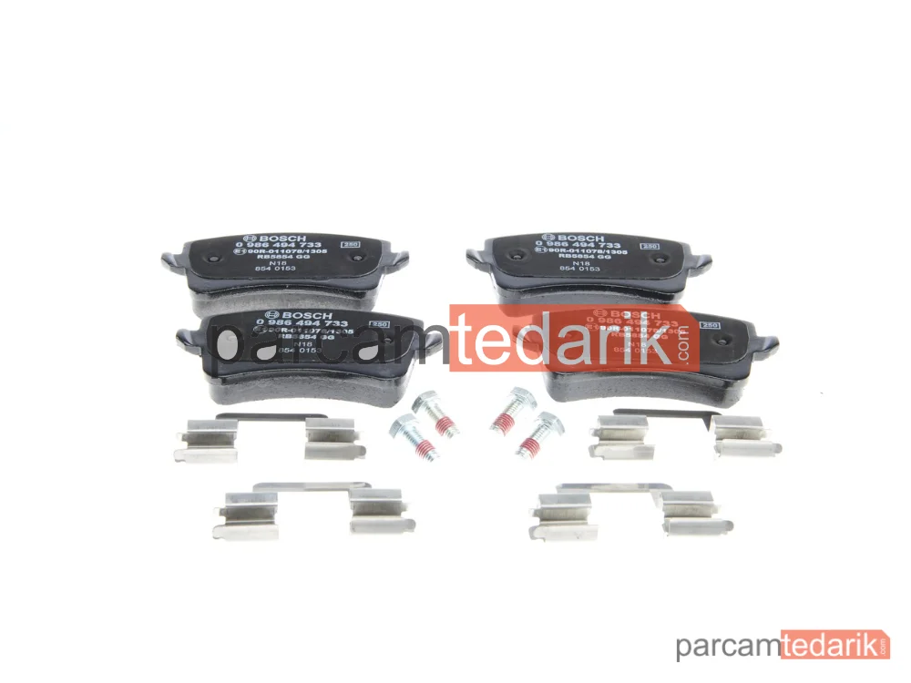 BOSCH 0986494733 | Fren Balatası (Ön) — Audi A5, Audi A4 B8, Audi A5 Cabrio