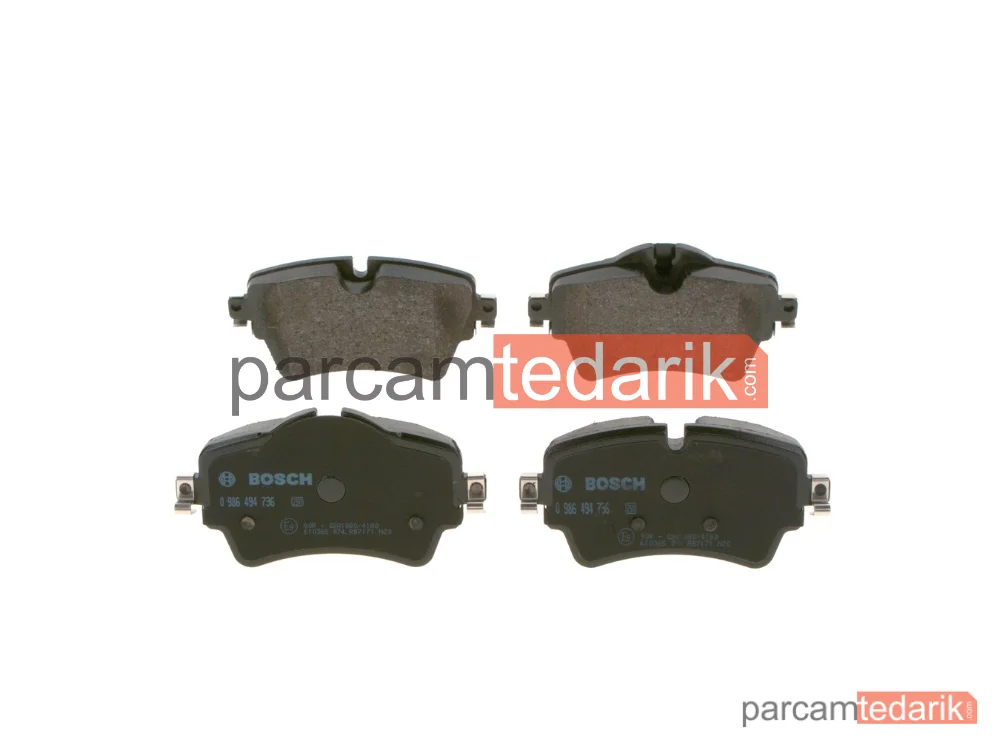 BOSCH 0986494736 | Fren Balatası — BMW 2 Active Tourer, BMW 2 Gran Tourer, Mini Countryman