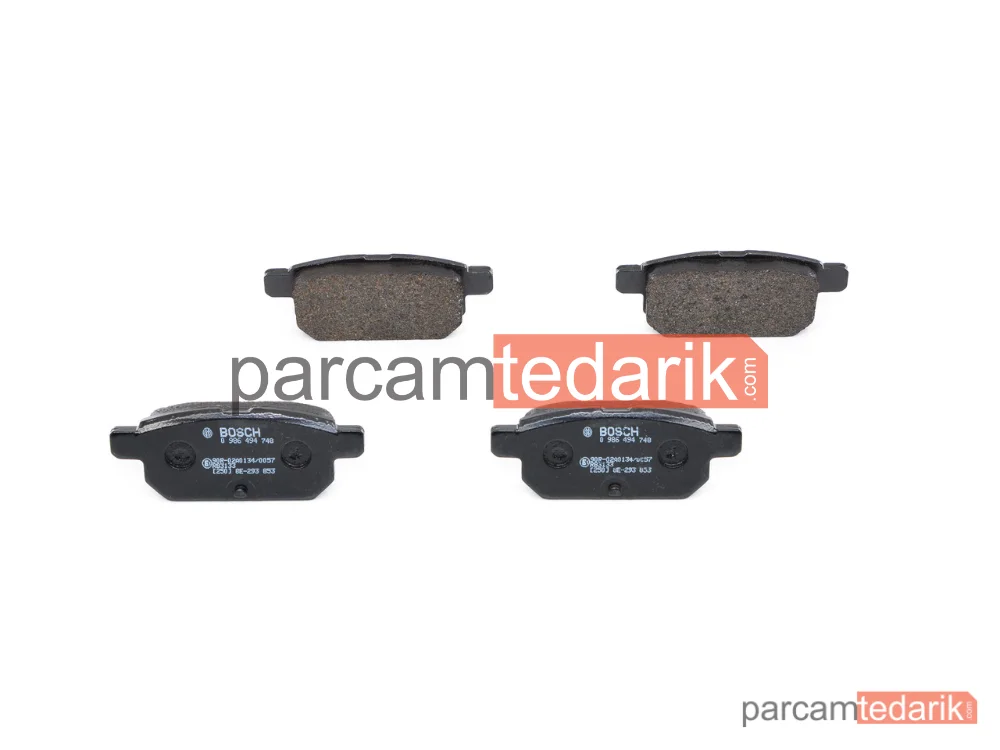 0986494748 | Fren Balatası (Arka) — Suzuki Vitara, Suzuki Swift V, Suzuki SX4 S-Cross