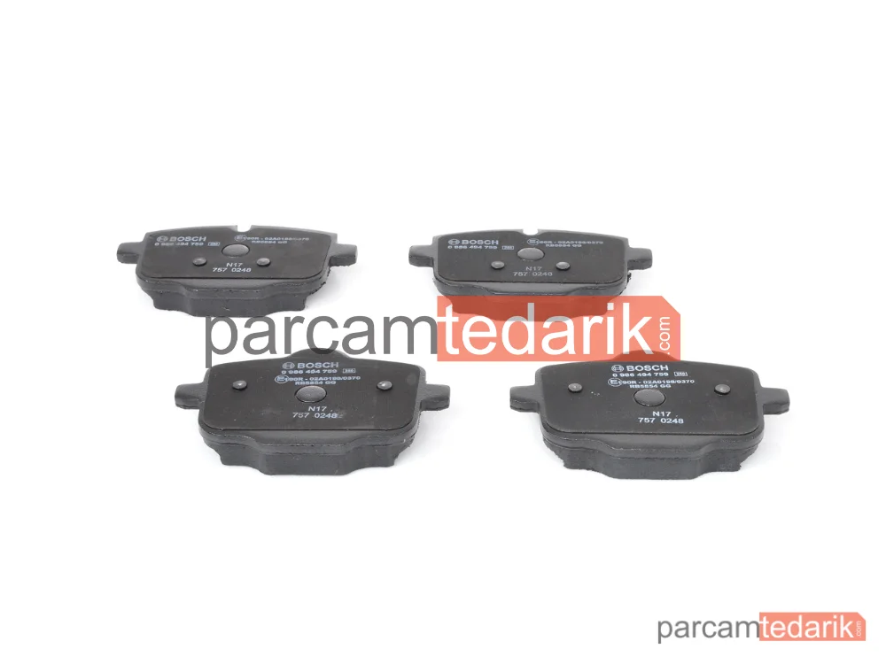 BOSCH 0986494759 | Fren Balatası (Arka) — BMW 5 Touring, BMW 5, BMW 6 Coupe