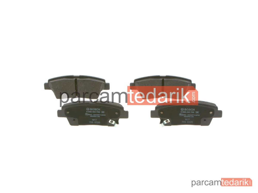 0986494766 | Fren Balatası (Arka) — Hyundai Genesis
