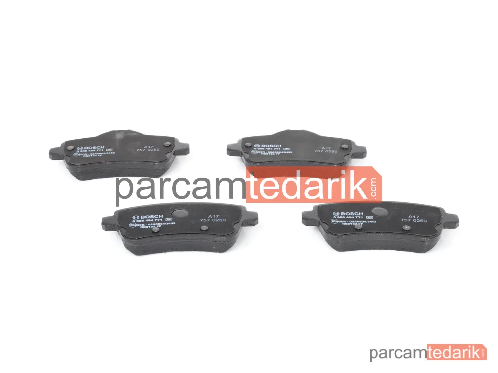BOSCH 0986494771 | Fren Balatası (Arka) — Mercedes-Benz Gle, Mercedes-Benz Gle Coupe, Mercedes-Benz Gls