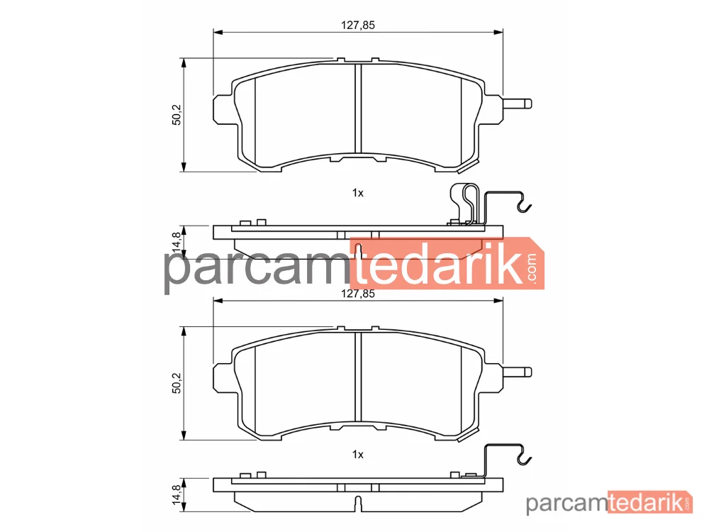 BOSCH 0986494778 | Fren Balatası (Ön) — Nissan Patrol VI