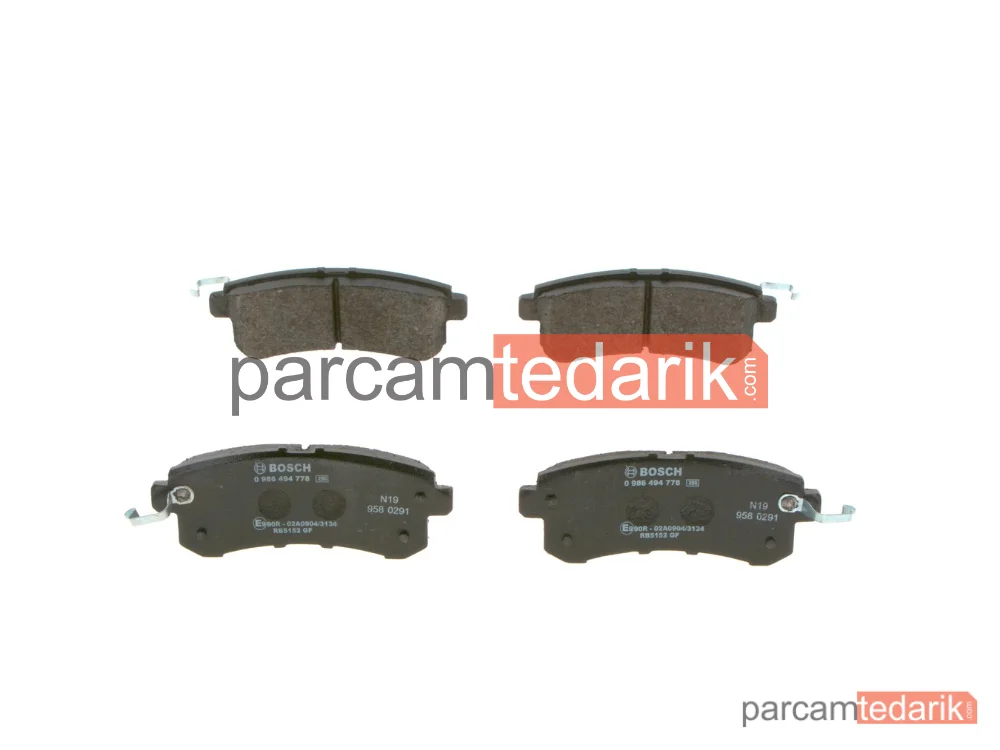 BOSCH 0986494778 | Fren Balatası (Ön) — Nissan Patrol VI