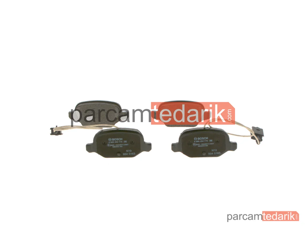 BOSCH 0986494779 | Fren Balatası (Arka) — Fiat 500, Abarth 500 / 595 / 695, Fiat Panda