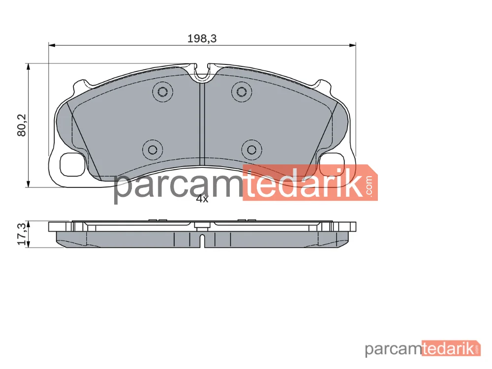 BOSCH 0986494788 | Fren Balatası (Ön) — Porsche 911 Cabrio, Porsche 911, Porsche 911 Targa Tavan