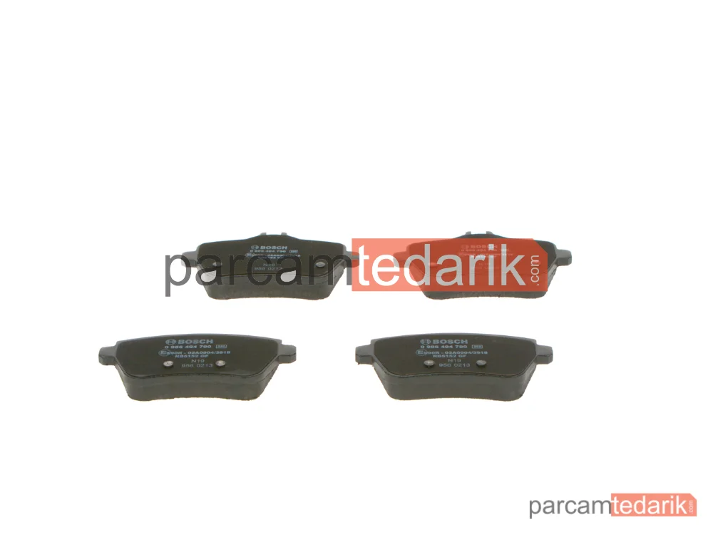 BOSCH 0986494790 | Fren Balatası (Arka) — Mercedes-Benz S-Serisi, Mercedes-Benz S-Serisi Coupe, Mercedes-Benz SL