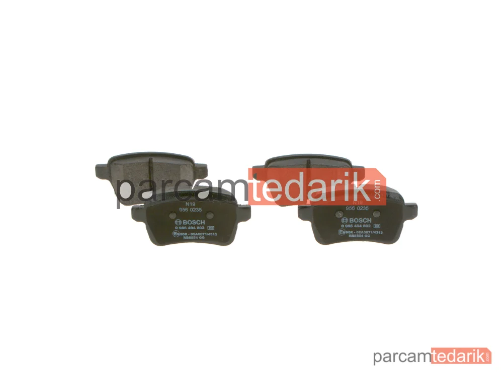 0986494802 | Fren Balatası (Arka) — Fiat Tipo, Fiat Egea, Fiat 500L