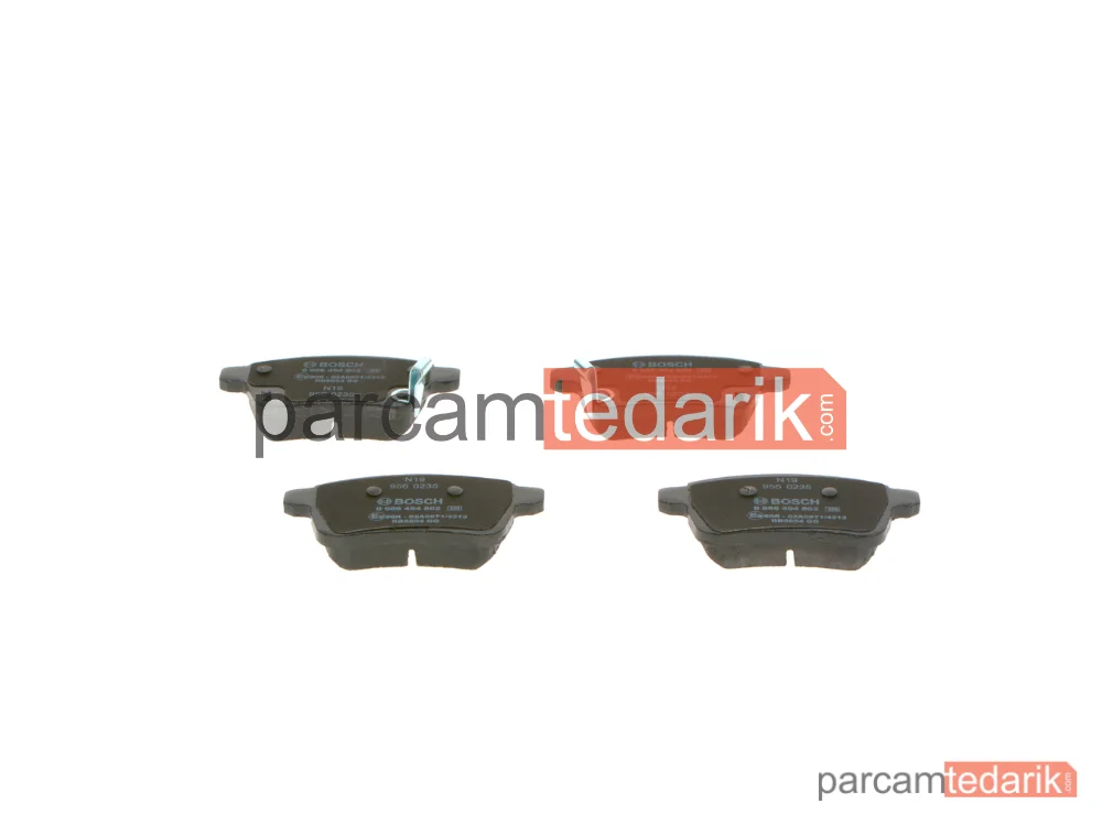 BOSCH 0986494802 | Fren Balatası (Arka) — Fiat Tipo, Fiat Egea, Fiat 500L