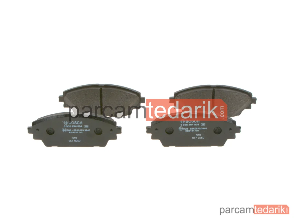 0986494804 | Fren Balatası (Ön) — Mazda CX-30, Mazda CX-3, Mazda 3