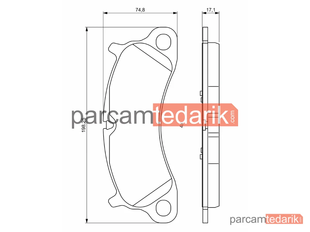 BOSCH 0986494806 | Fren Balatası (Ön) — Porsche 911 Targa Tavan, Porsche 911, Porsche Boxster Spyder
