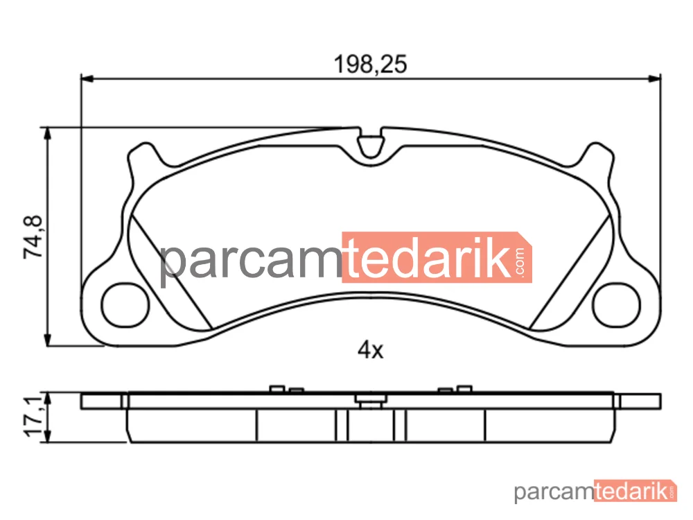 BOSCH 0986494806 | Fren Balatası (Ön) — Porsche 911 Targa Tavan, Porsche 911, Porsche Boxster Spyder