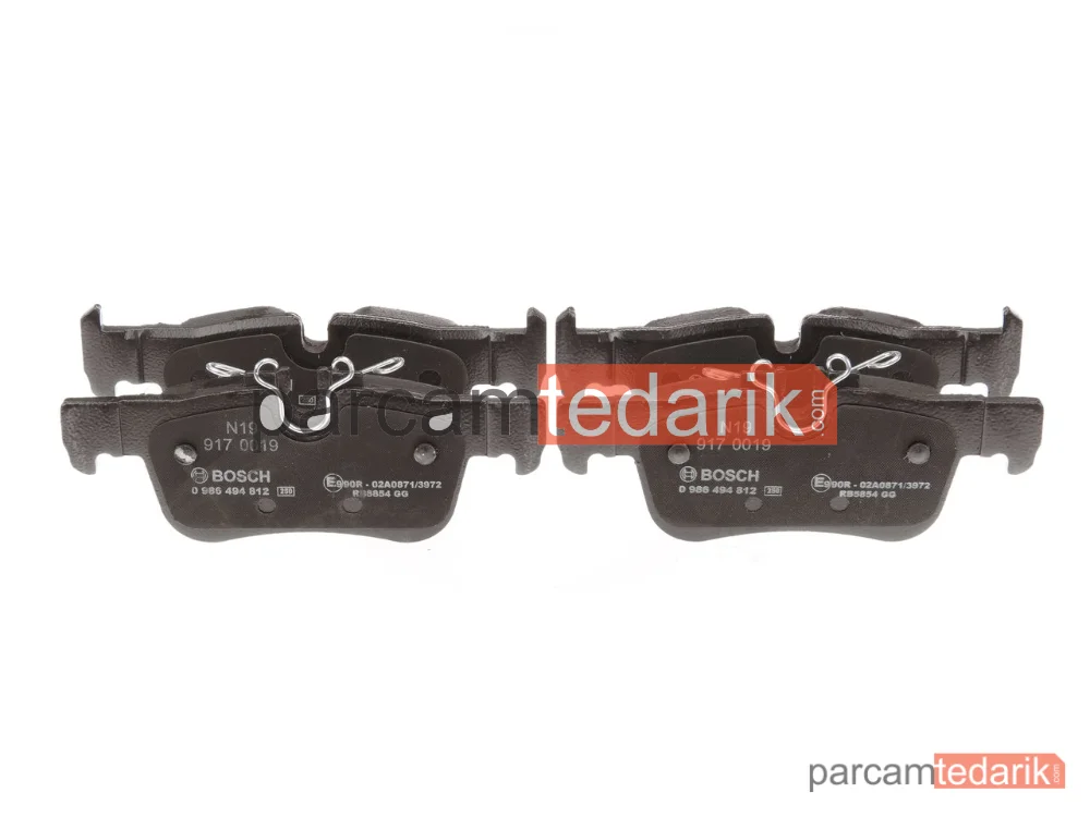 BOSCH 0986494812 | Fren Balatası (Arka) — BMW X2, BMW X1, BMW 2 Active Tourer