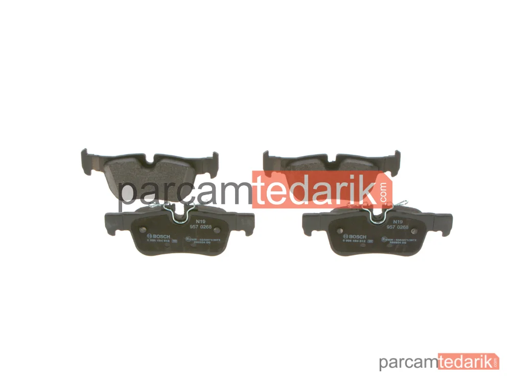 BOSCH 0986494812 | Fren Balatası (Arka) — BMW X2, BMW X1, BMW 2 Active Tourer