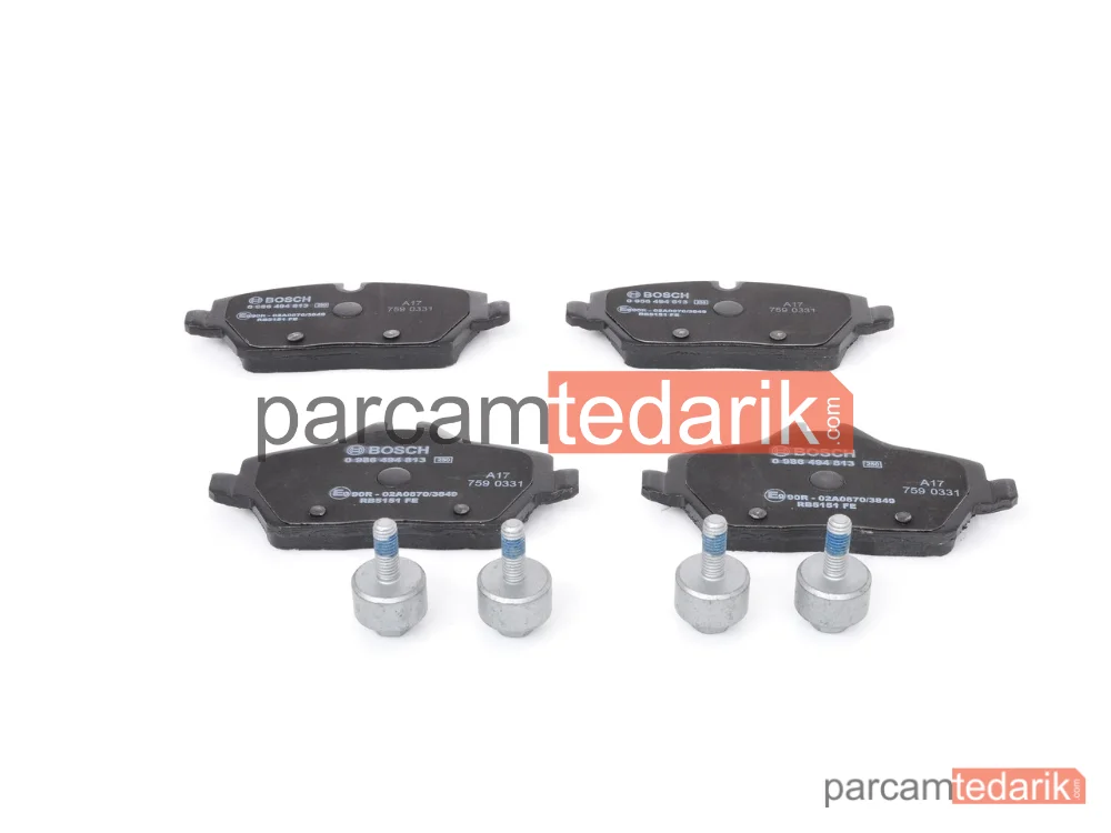BOSCH 0986494813 | Fren Balatası (Ön) — BMW i3