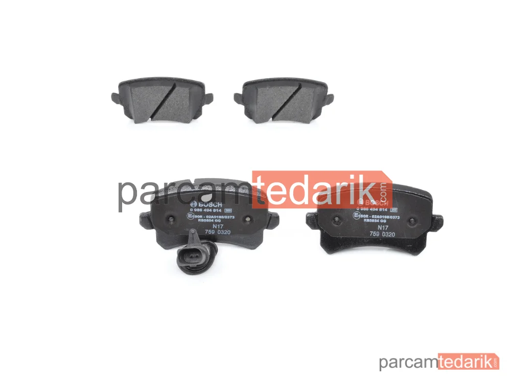 0986494814 | Fren Balatası (Arka) — Audi Q3