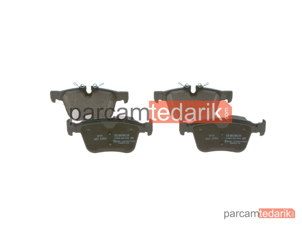 BOSCH 0986494819 | Fren Balatası (Arka) — Volvo S90 II, Volvo V90 II, Volvo XC60 II