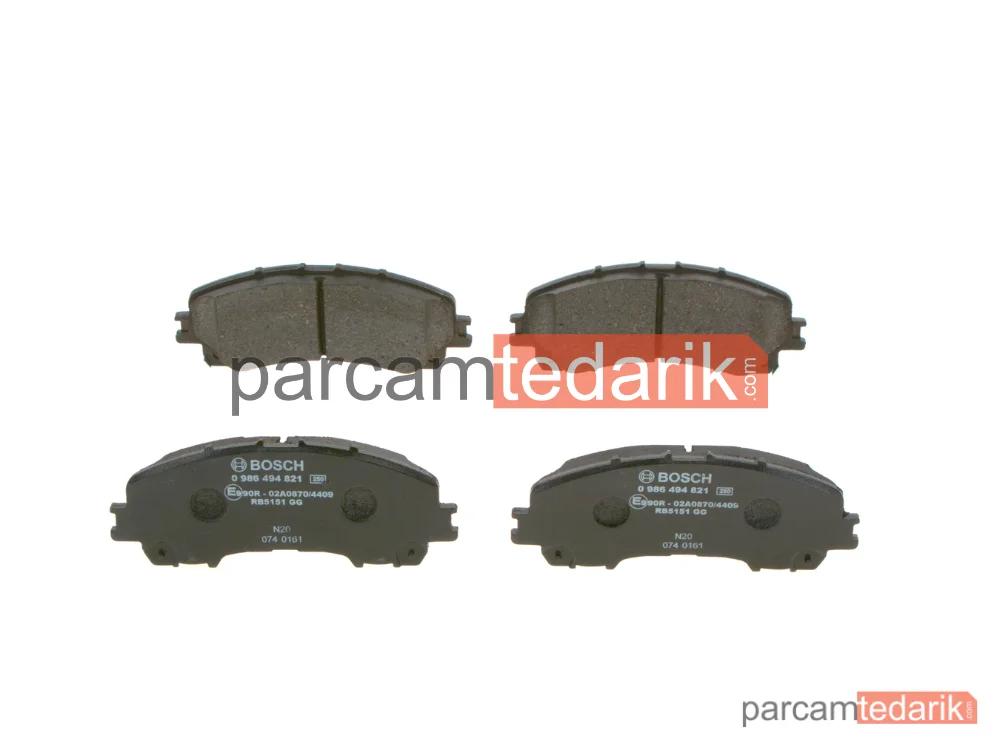 BOSCH 0986494821 | Fren Balatası — Nissan X-Trail III, Infiniti Q50, Renault Koleos II