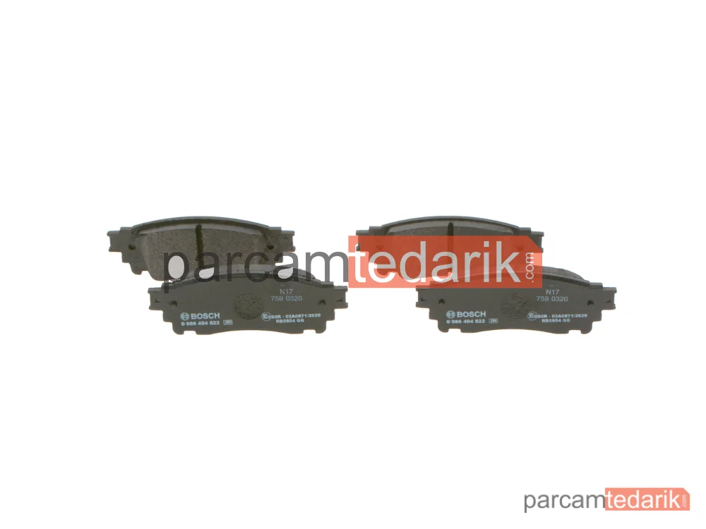 0986494822 | Fren Balatası (Arka) — Lexus NX