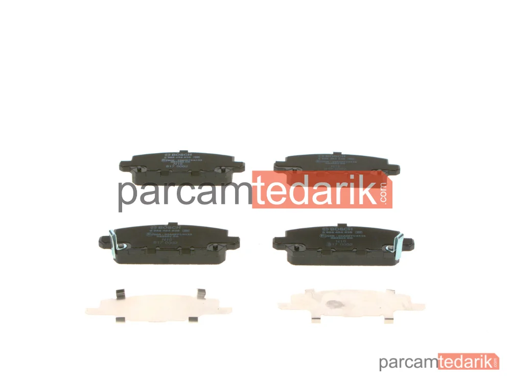 BOSCH 0986494838 | Fren Balatası (Arka) — Honda Hr-V, Honda Accord IX