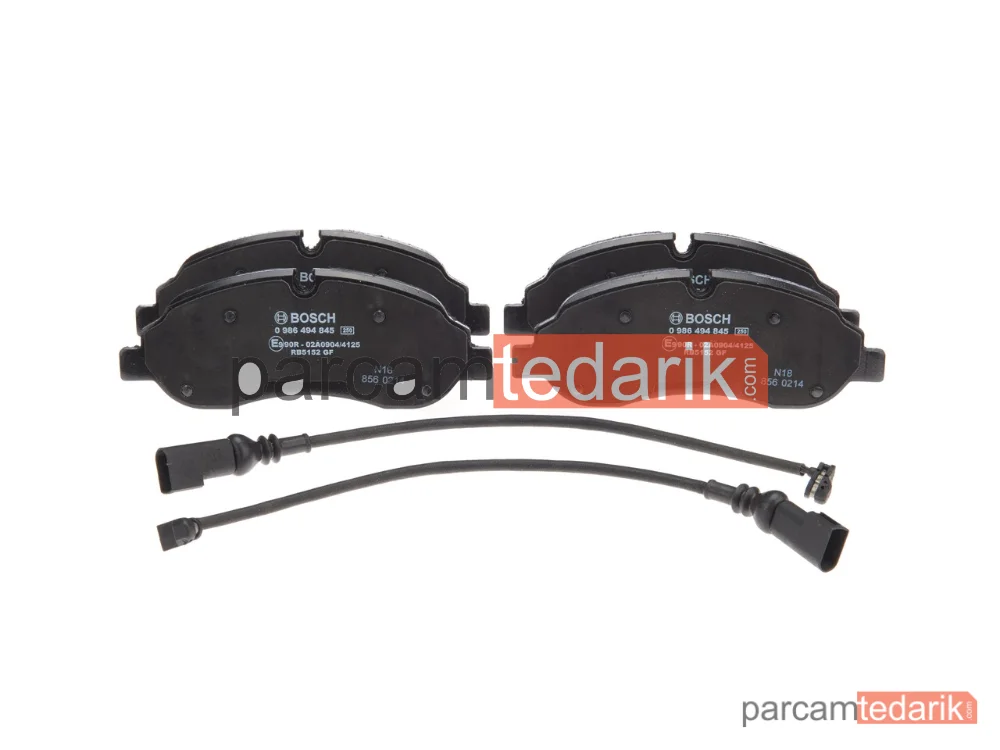 BOSCH 0986494845 | Fren Balatası — Ford Transit V363, Ford Transit Custom V362, Ford Tourneo Custom V362