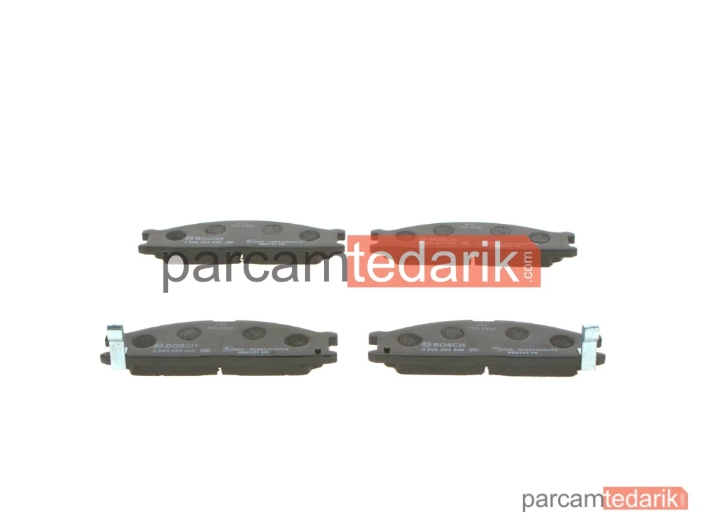 BOSCH 0986494848 | Fren Balatası (Ön) — Dongfeng (dfac) Ruiqi, Nissan Urvan