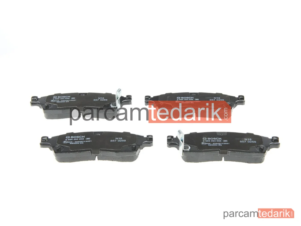 BOSCH 0986494858 | Fren Balatası — Chevrolet Trailblazer