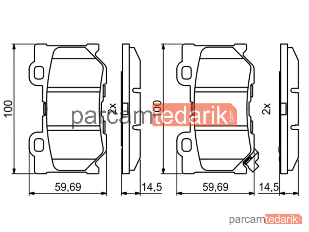 BOSCH 0986494863 | Fren Balatası (Arka) — Infiniti Q50, Infiniti Q70, Infiniti QX70