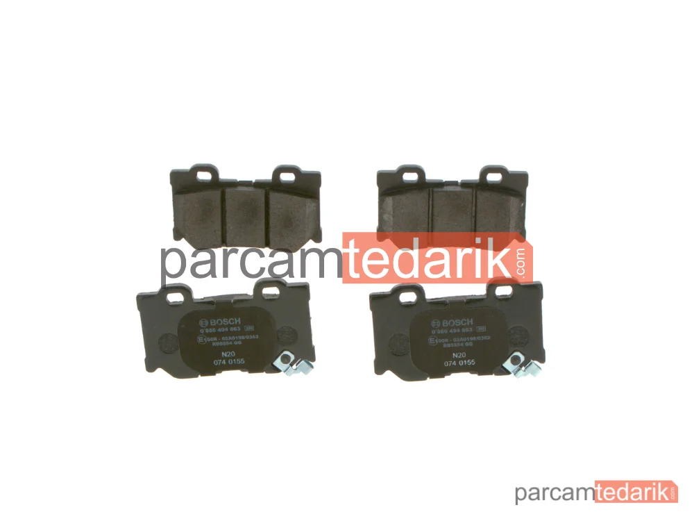 0986494863 | Fren Balatası (Arka) — Infiniti Q50, Infiniti Q70, Infiniti QX70