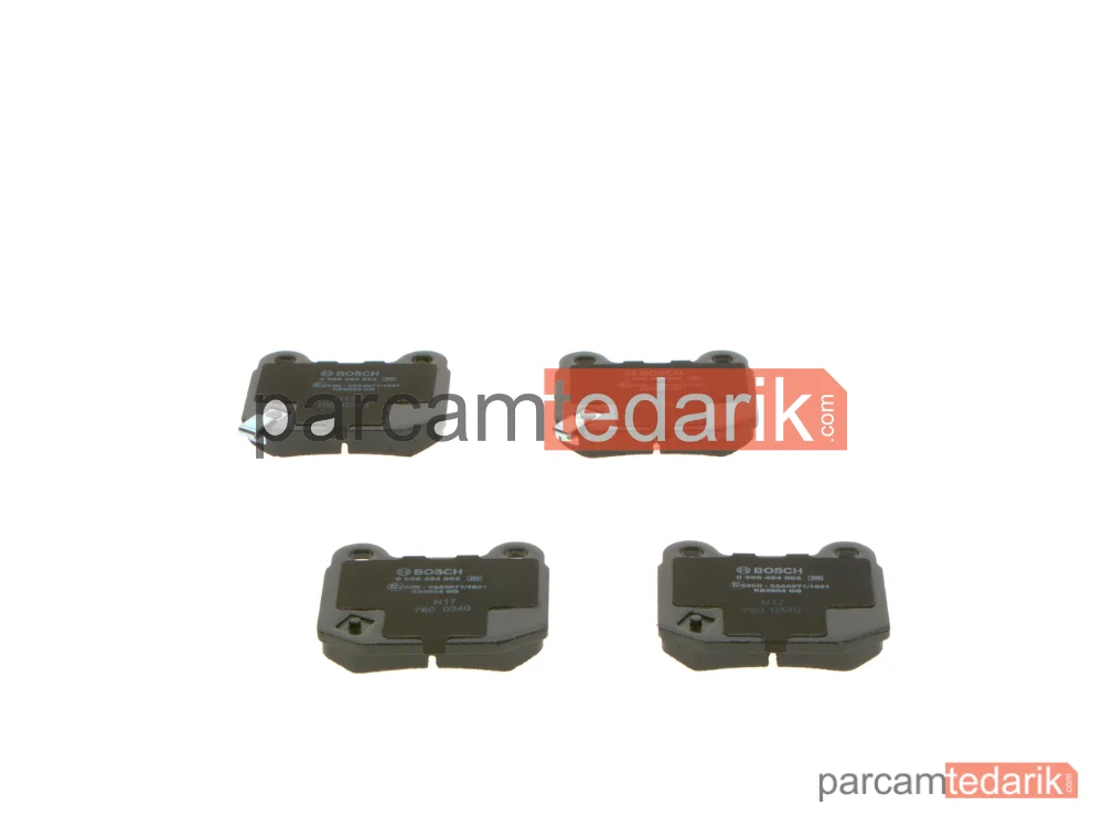 BOSCH 0986494865 | Fren Balatası (Arka) — Mitsubishi Lancer VII, Nissan 350Z Coupe, Nissan 350Z Roadster