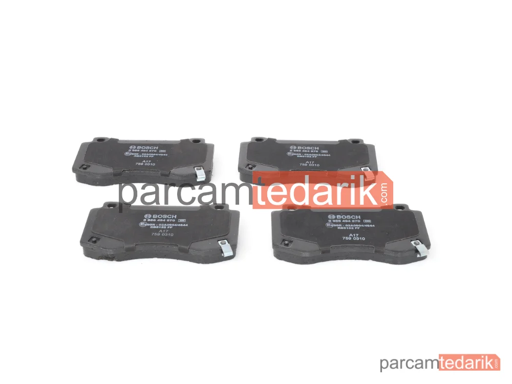 BOSCH 0986494870 | Fren Balatası (Ön) — Chrysler 300C Touring, Chrysler 300C, Dodge Challenger Coupe