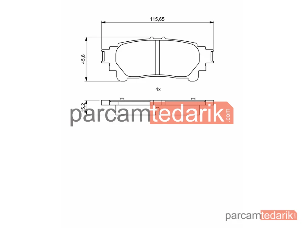 BOSCH 0986494873 | Fren Balatası (Arka) — Lexus RC, Lexus GS, Toyota Mirai
