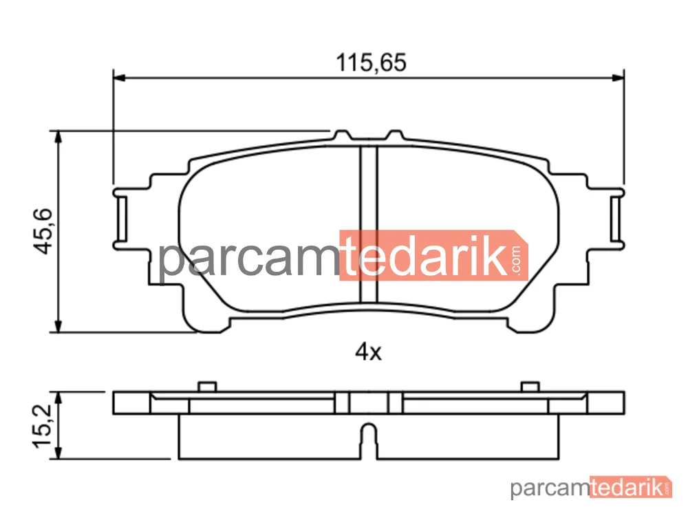 BOSCH 0986494873 | Fren Balatası (Arka) — Lexus RC, Lexus GS, Toyota Mirai