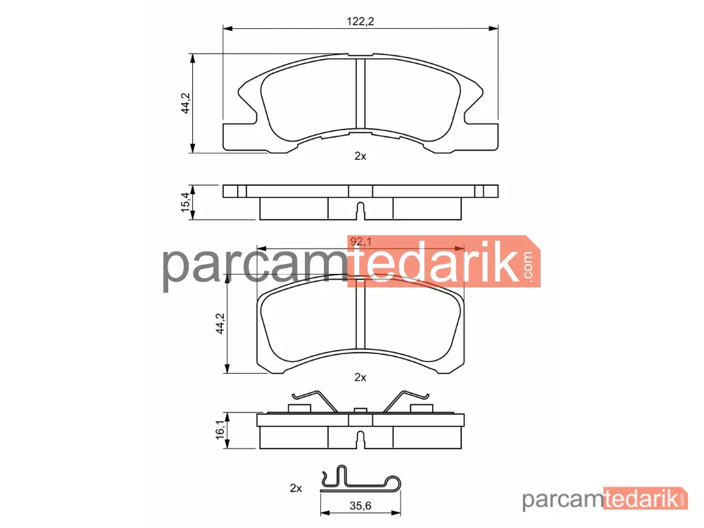 BOSCH 0986494878 | Fren Balatası (Ön) — Mitsubishi Mirage / Space Star VI, Mitsubishi Mirage VI