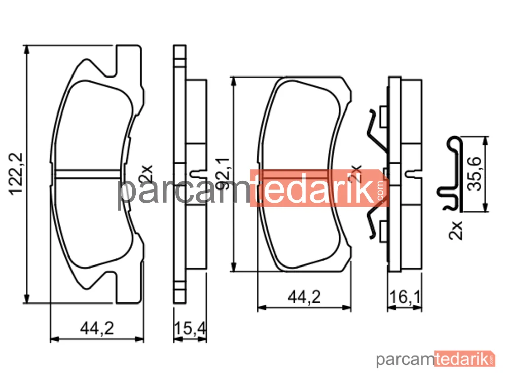 BOSCH 0986494878 | Fren Balatası (Ön) — Mitsubishi Mirage / Space Star VI, Mitsubishi Mirage VI